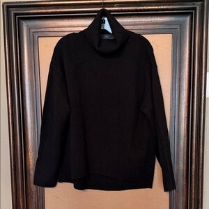 Arch 4 Cashmere Chunky Knit Black Turtleneck Sweater